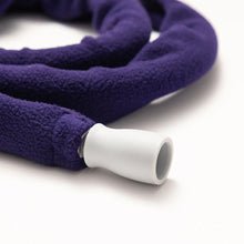 Load image into Gallery viewer, Soft fleece CPAP hose cover wrap close-up view