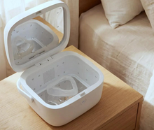 Load image into Gallery viewer, LiViliti Paptizer 360 open with mask cushion on quartz glass tray