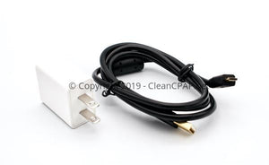 Replacement VirtuClean Power Adapter and Charging Cord